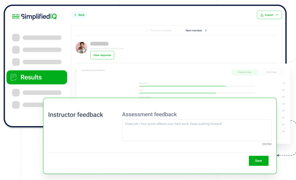 Instant Automated Feedback for Continuous Improvement on SimplifiedIQ